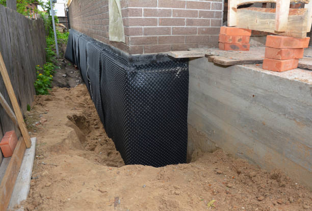 Expert waterproofing evaluation at a Monon, IN property
